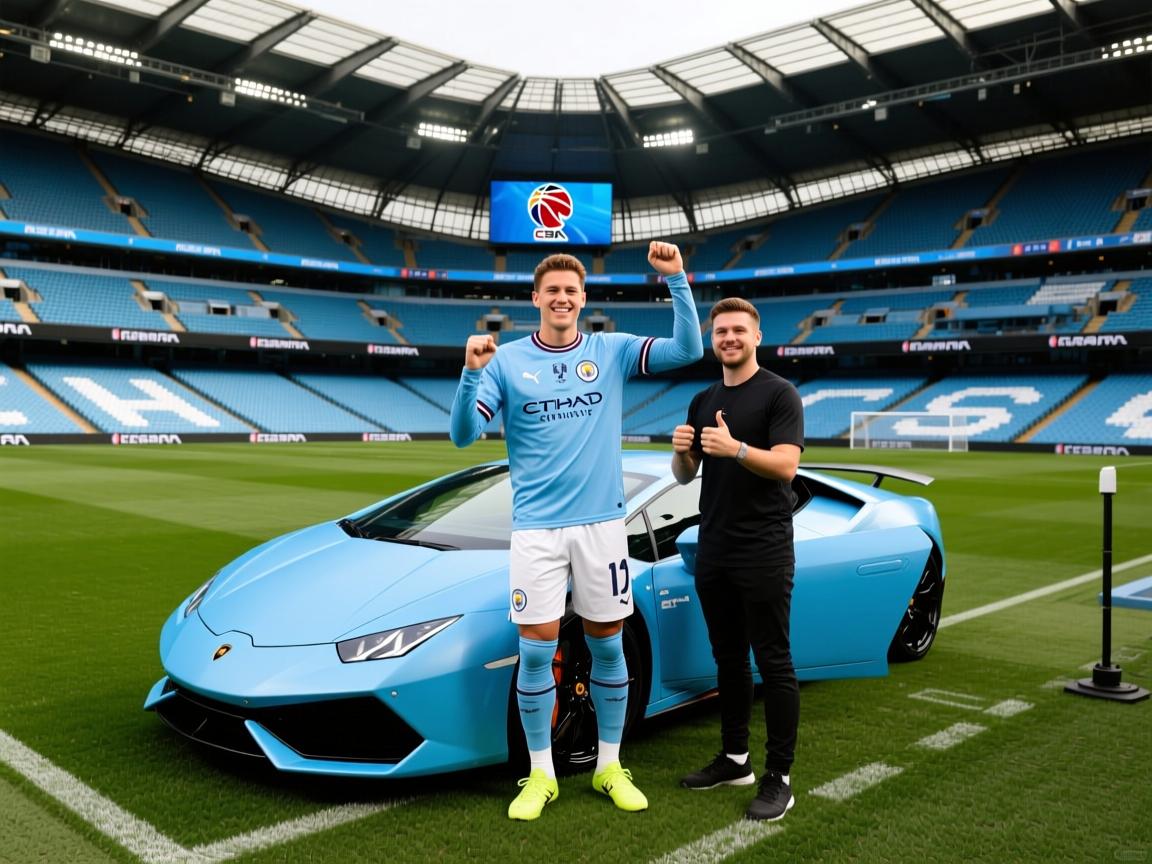 曼城球员公布自己的座驾：球迷空降惊喜  第2张